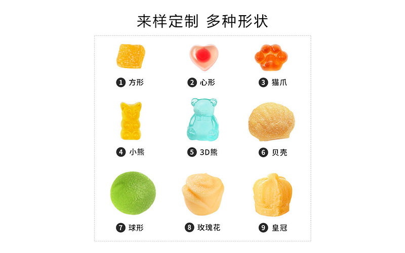 軟糖OEM代加工，營養(yǎng)更美味